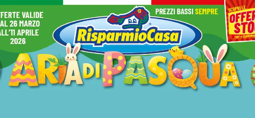 Volantino RisparmioCasa, promo pasquali con uno smartwatch a soli 5€
