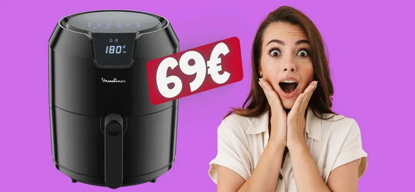 Friggitrice ad aria da 4,2L a PREZZO REGALO su Amazon, solo 69€