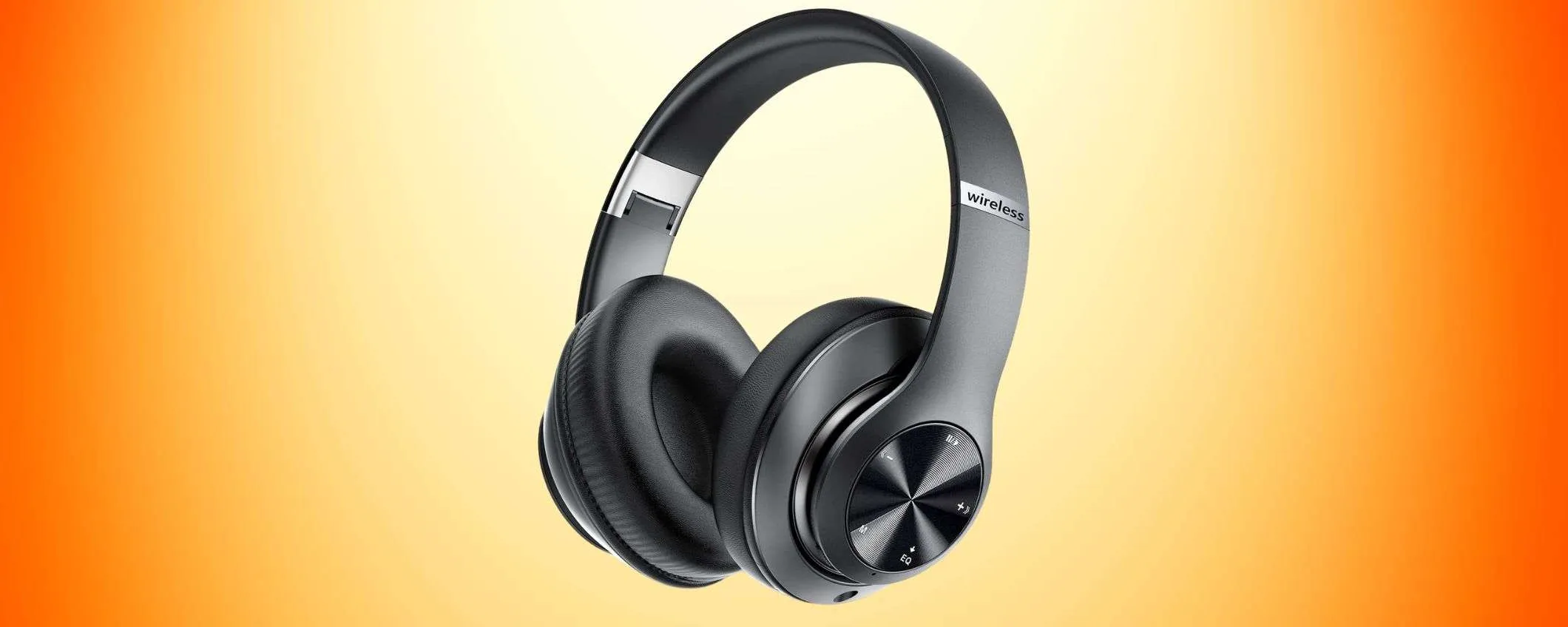 Cuffie bluetooth con 60 ore di musica a soli 19,99 euro: OCCASIONE AMAZON
