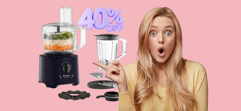 Robot da cucina con 25 funzioni e 6 accessori al 40% in meno su Amazon
