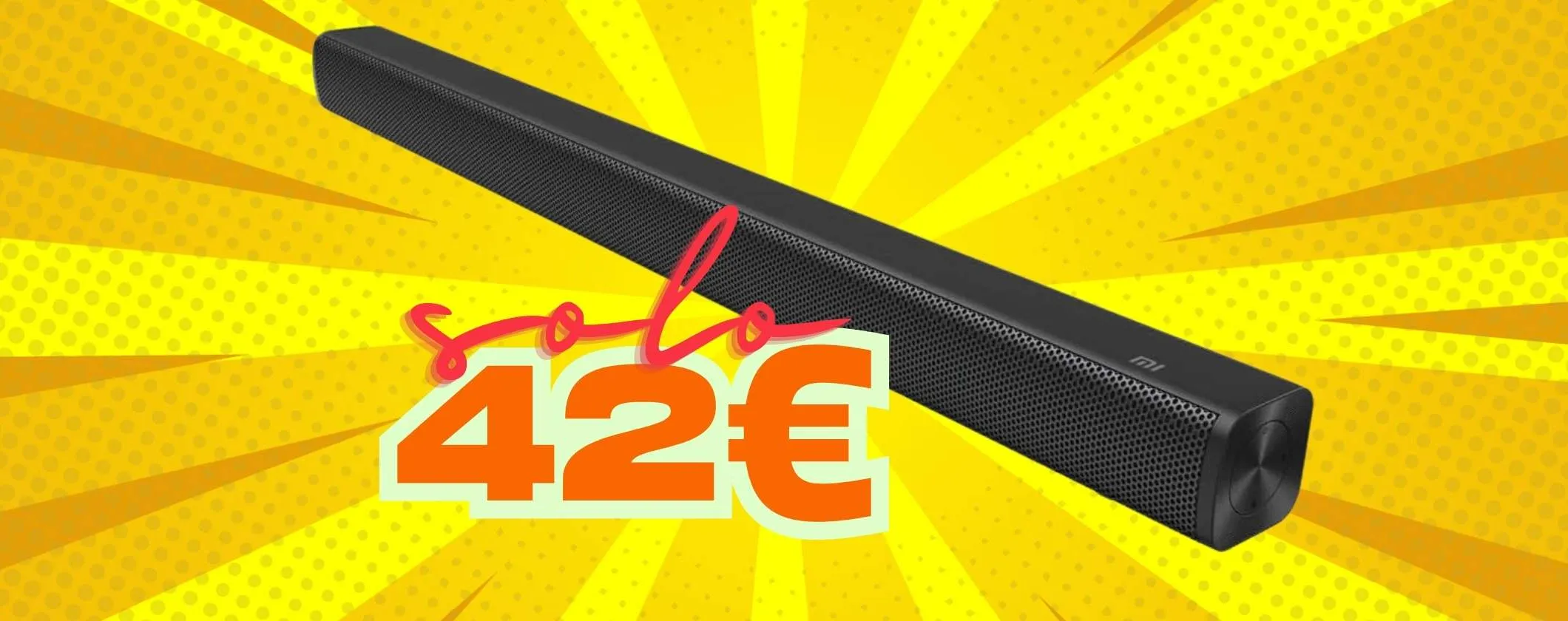 Soundbar Bluetooth Xiaomi da 30W con il codice segreto eBay tua a soli 42€