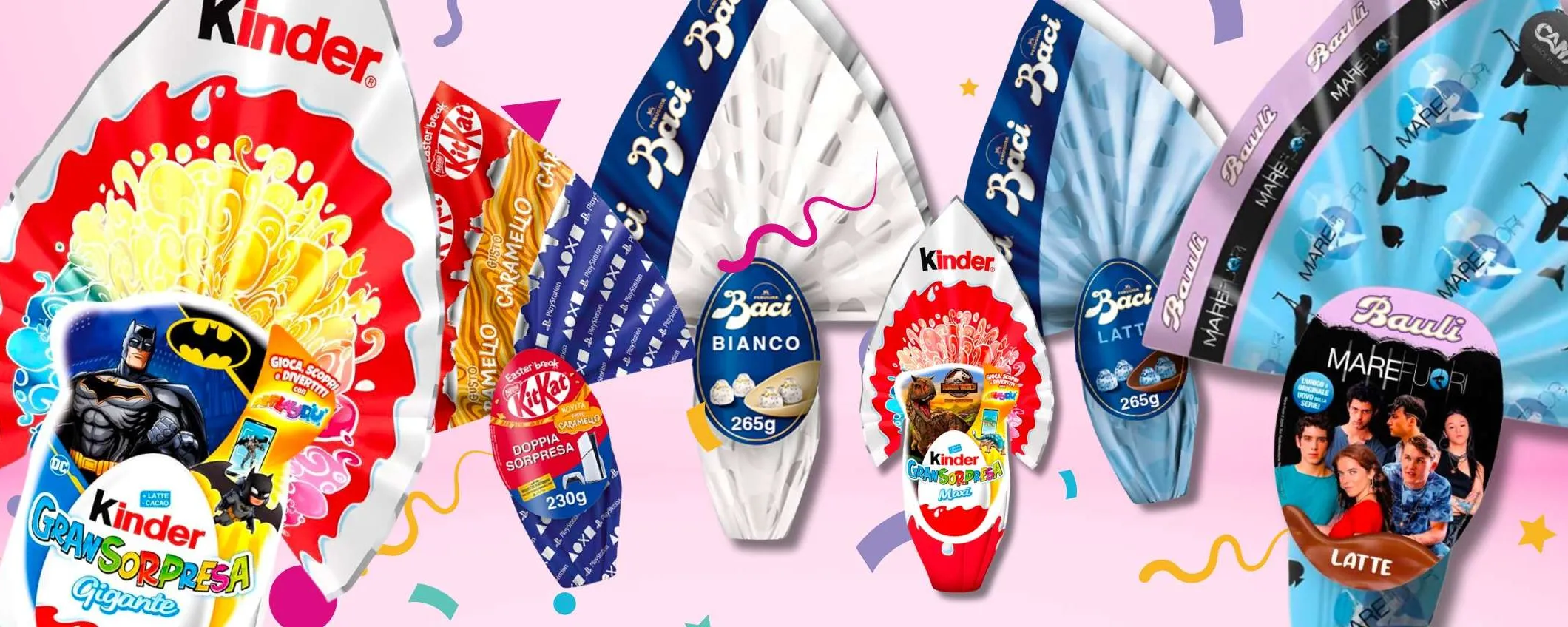 UOVA di Pasqua direttamente su Amazon, i grandi marchi da spedire in Italia