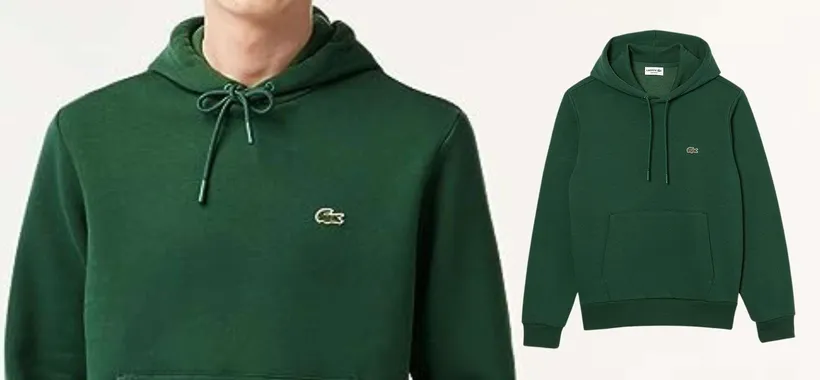Felpa Lacoste con sconto 40%: svendita SHOCK su Amazon, quasi finita (78€)