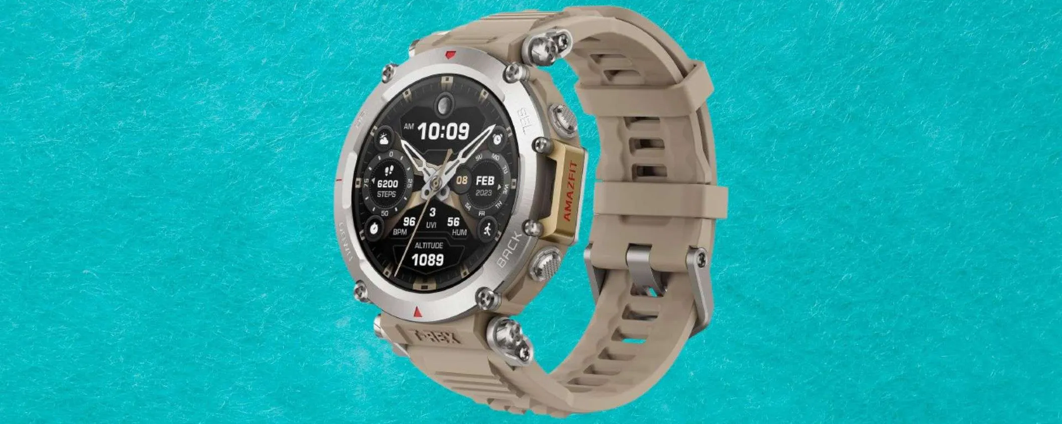 Amazfit T-Rex Ultra in offerta a 369€: uno smartwatch estremo in tutto