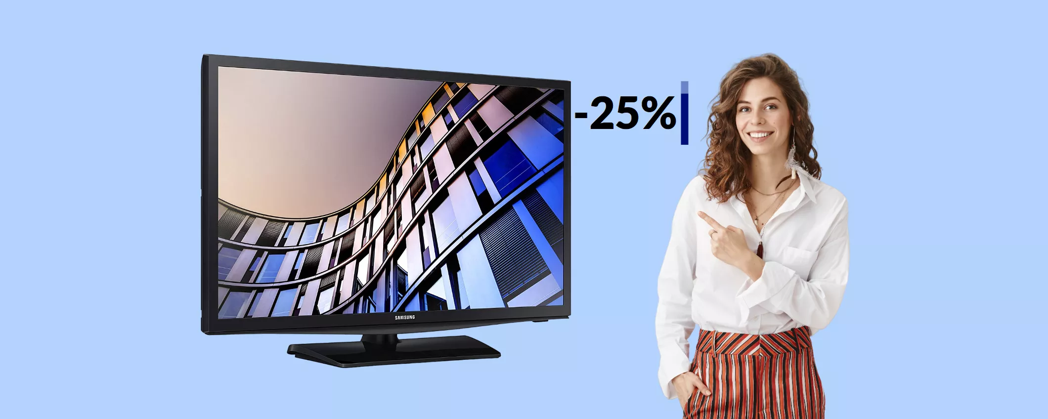 Smart TV Samsung 24 pollici con ALEXA: best buy a soli 179€