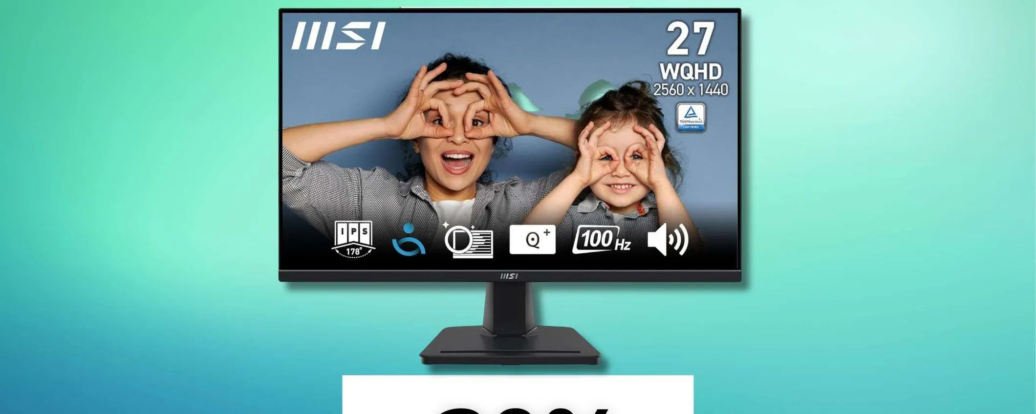 Monitor WQHD MSI Pro da 27