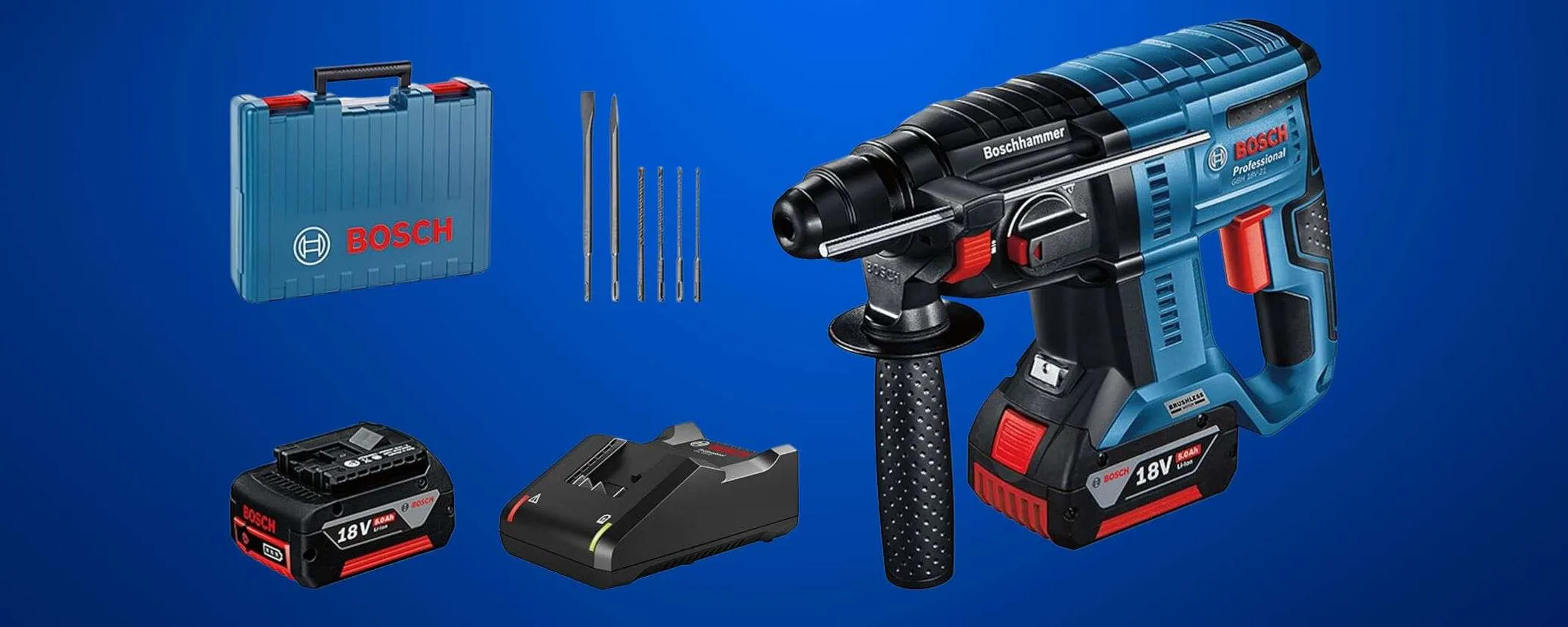Martello perforatore Bosch: il kit esclusivo Amazon in offerta per Natale (-28%)