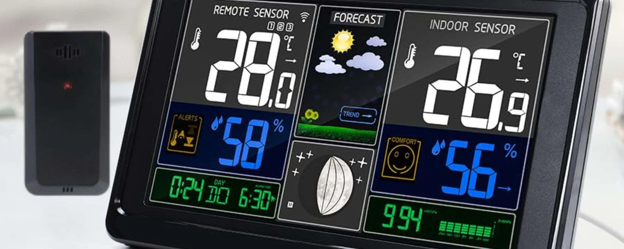 Stazione meteo a 21,49€ su Amazon: sconto 50%, sensore da esterno in OMAGGIO