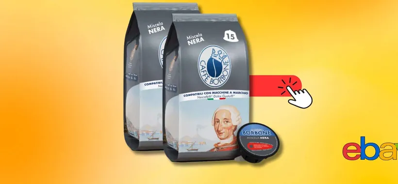 Caffè Borbone incontra Nescafé Dolce Gusto: 180 capsule a prezzo unico 