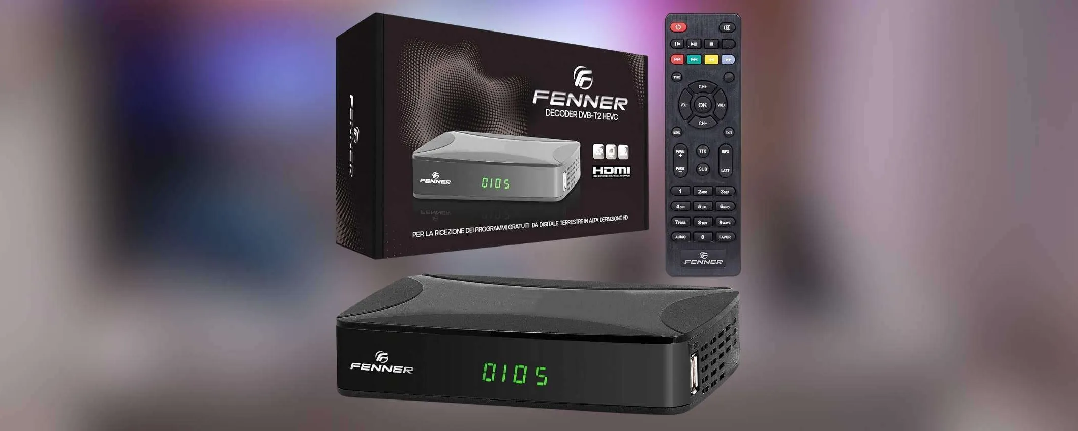 Decoder digitale terrestre già aggiornato in offerta su Amazon a 21 euro