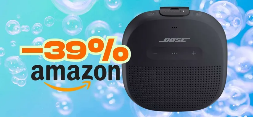 Bose SoundLink Micro con cinturino resistente: suono e robustezza top (-39%)