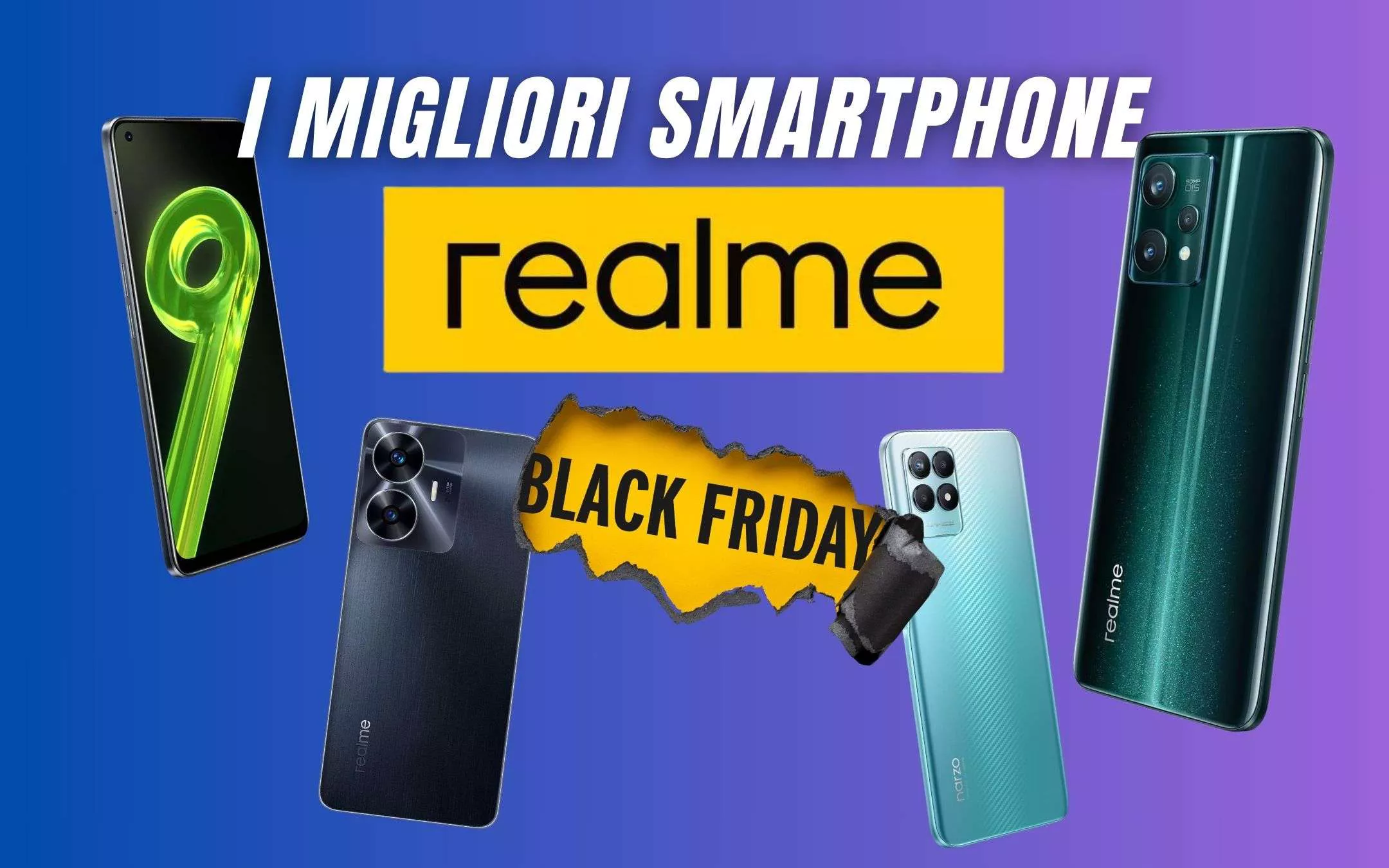 Black Friday 2023: tutti gli smartphone realme in offerta