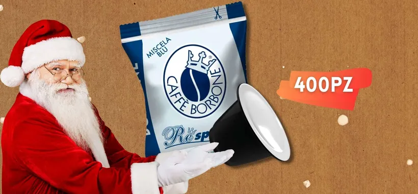 Macchinetta Nespresso? 400 capsule Caffè Borbone BLU a 0,16€ cad.