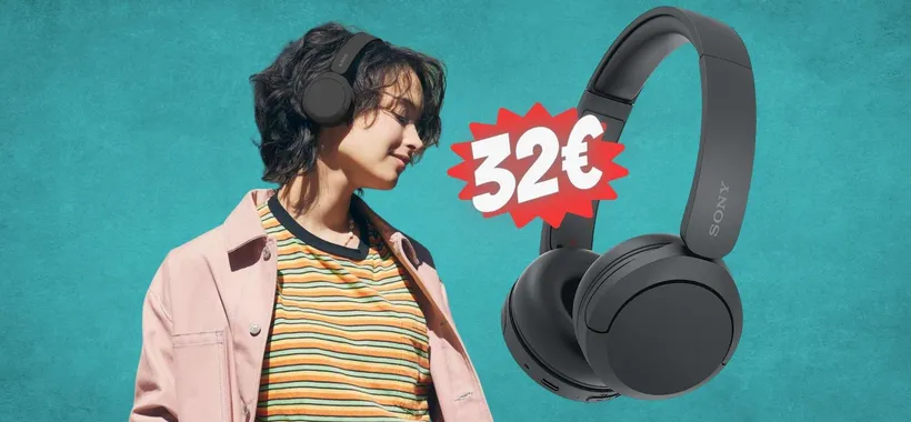 Sony WH-CH520: PREZZO OUTLET per le splendide cuffie wireless