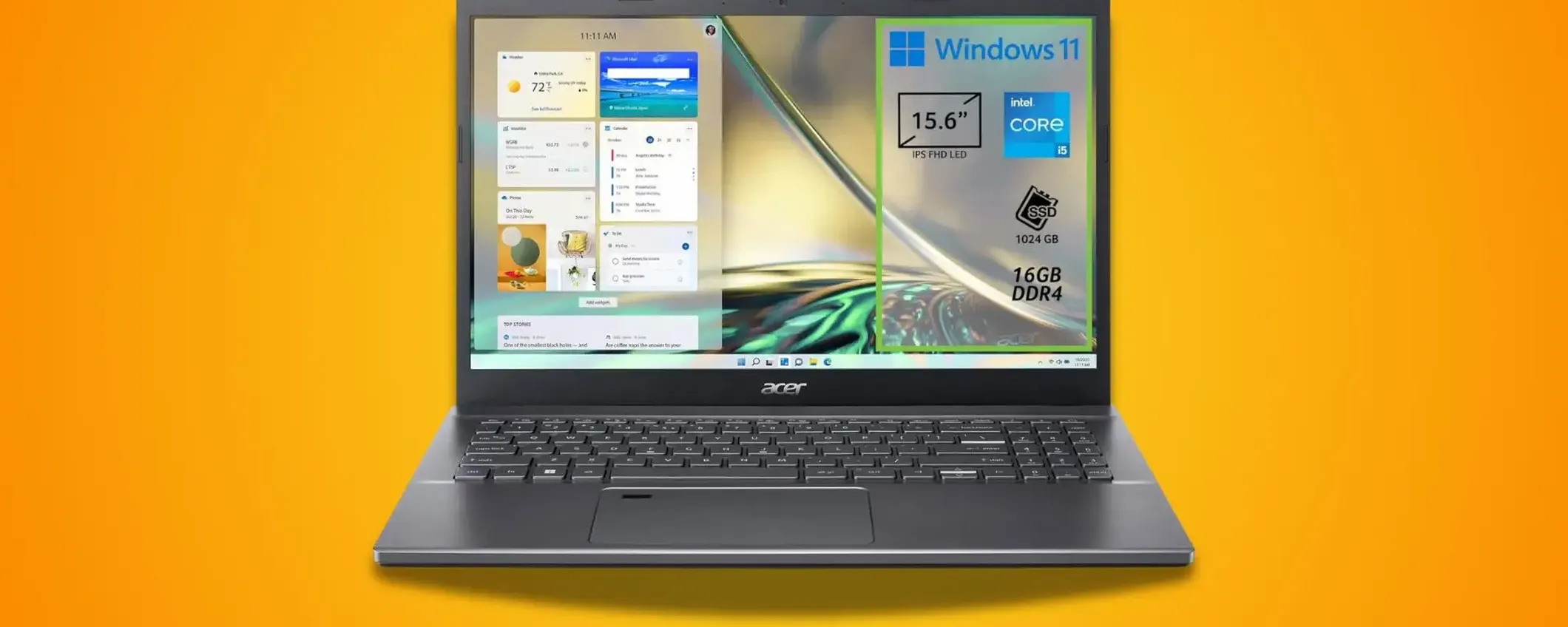 Acer Aspire 5 in super sconto: Intel Core i5, 16GB di RAM e SSD da 1TB a 549€