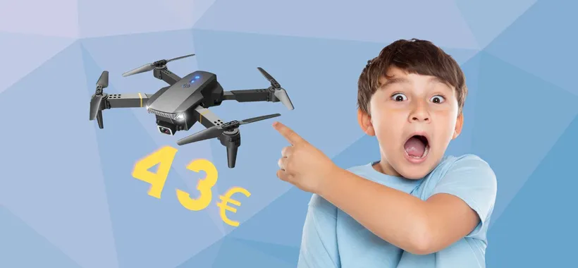 Drone con telecamera in HD, FACILE da usare e DIVERTENTE (43€)