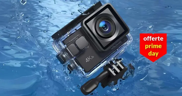 Action cam 4K a poco più di 40€, ma il tempo stringe: poche unità