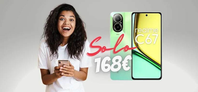 Realme C67 da 256GB, con fotocamera da 108MP, tuo a 71€ in MENO
