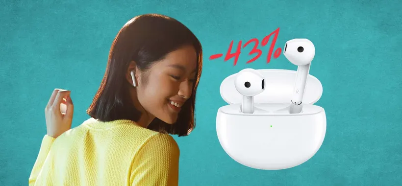 OPPO Enco Air2 a prezzo da CAPOGIRO, -43% su Amazon