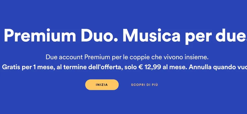 Spotify Premium Duo è qui: cos’è e come funziona