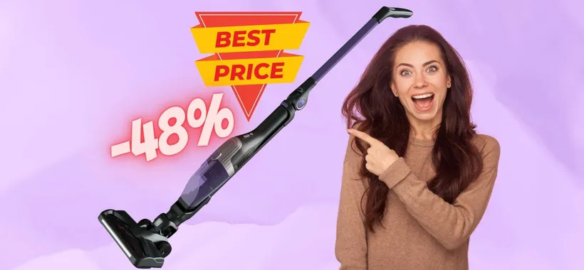Rowenta XTREM Compact: aspirapolvere senza fili al MINIMO STORICO
