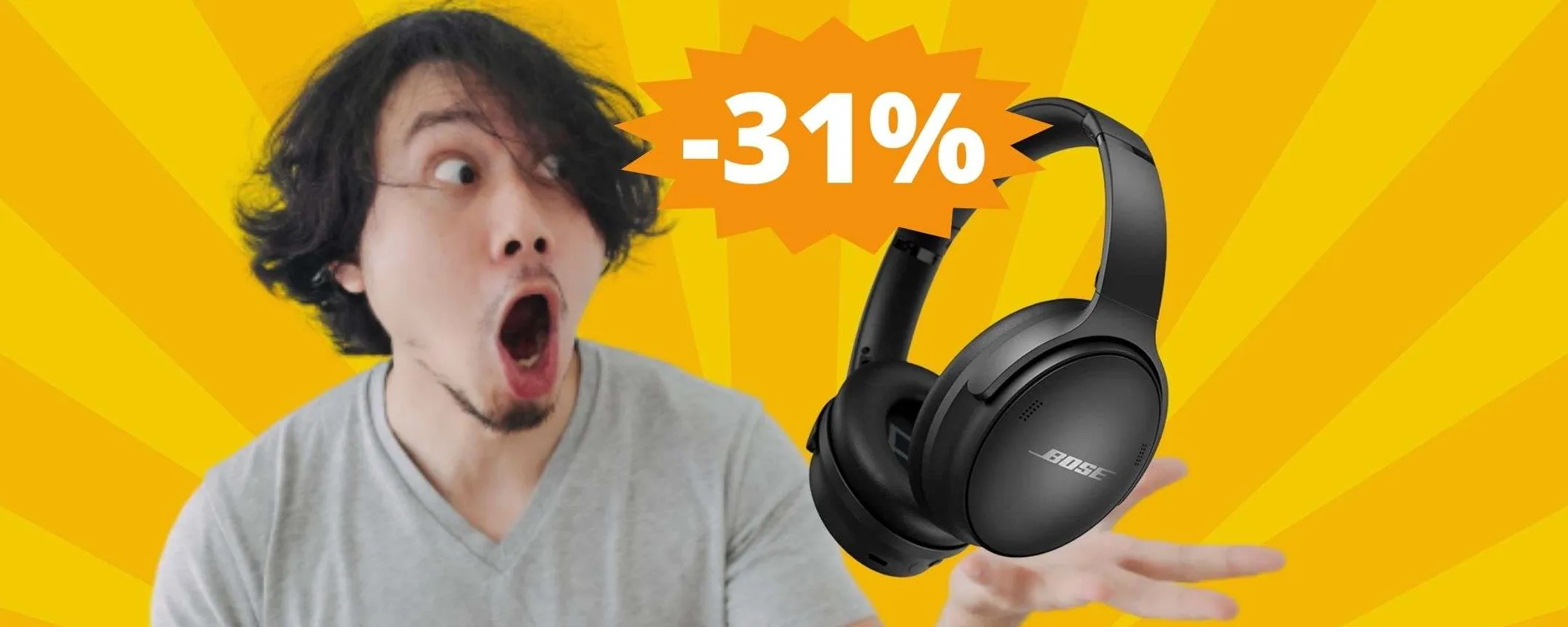Bose QuietComfort SE: cuffie wireless premium in super sconto