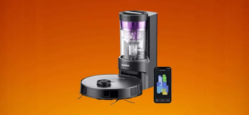 Eureka NERE10s in offerta su Amazon, pulizia totale: il robot lava e aspira in automatico
