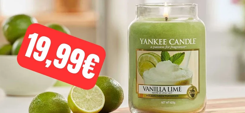 Candela profumata Yankee Candle: giara media a 19,99€ (-26%)
