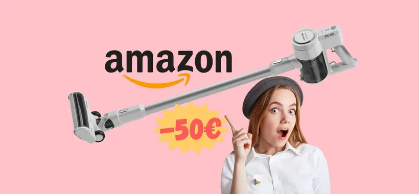 Hisense: scopa elettrica potente e versatile in SCONTO di 50€