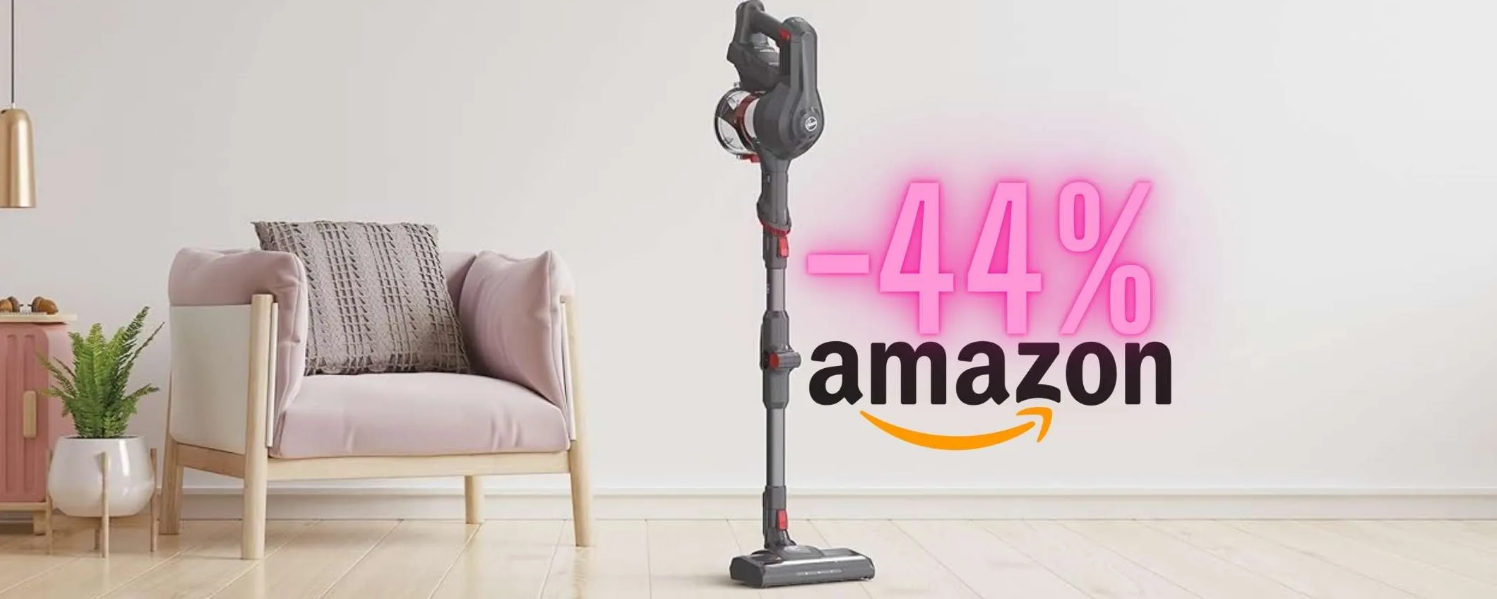 Hoover HF1: scopa elettrica con accessori dal costo molto basso