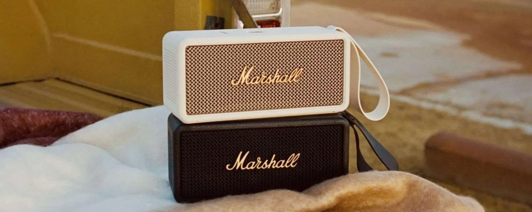 Marshall Middleton, sconto totale: compatto ma potente, c'è l'ingresso AUX