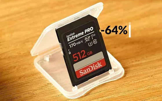 Scheda SD 512GB, memoria interminabile a prezzo disintegrato