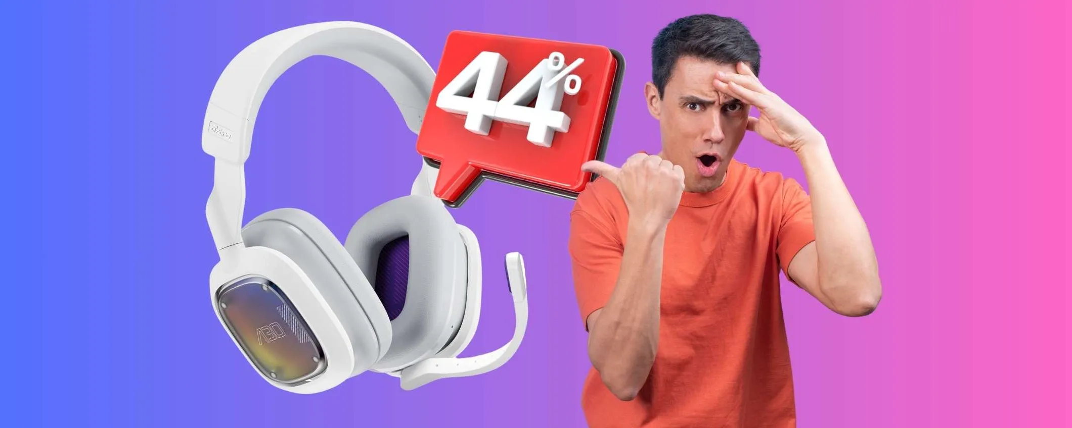 Logitech Astro A30: cuffie gaming wireless multi-piattaforma al 44%