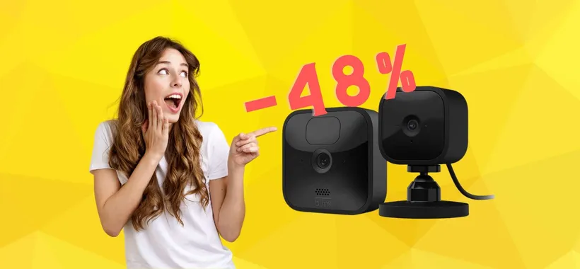 Blink Outdoor: kit con 2 videocamere in HD per interno ed esterno al 48%