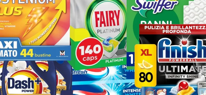 Swiffer, Fairy, Dash e altri: promo scorta Amazon all’ARREMBAGGIO (da 4,99€)