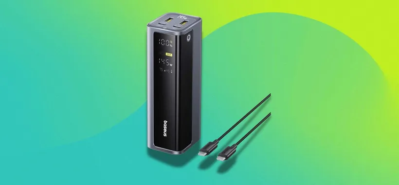 Baseus EnerGeek 145W: powerbank potente e compatto in offerta su Amazon