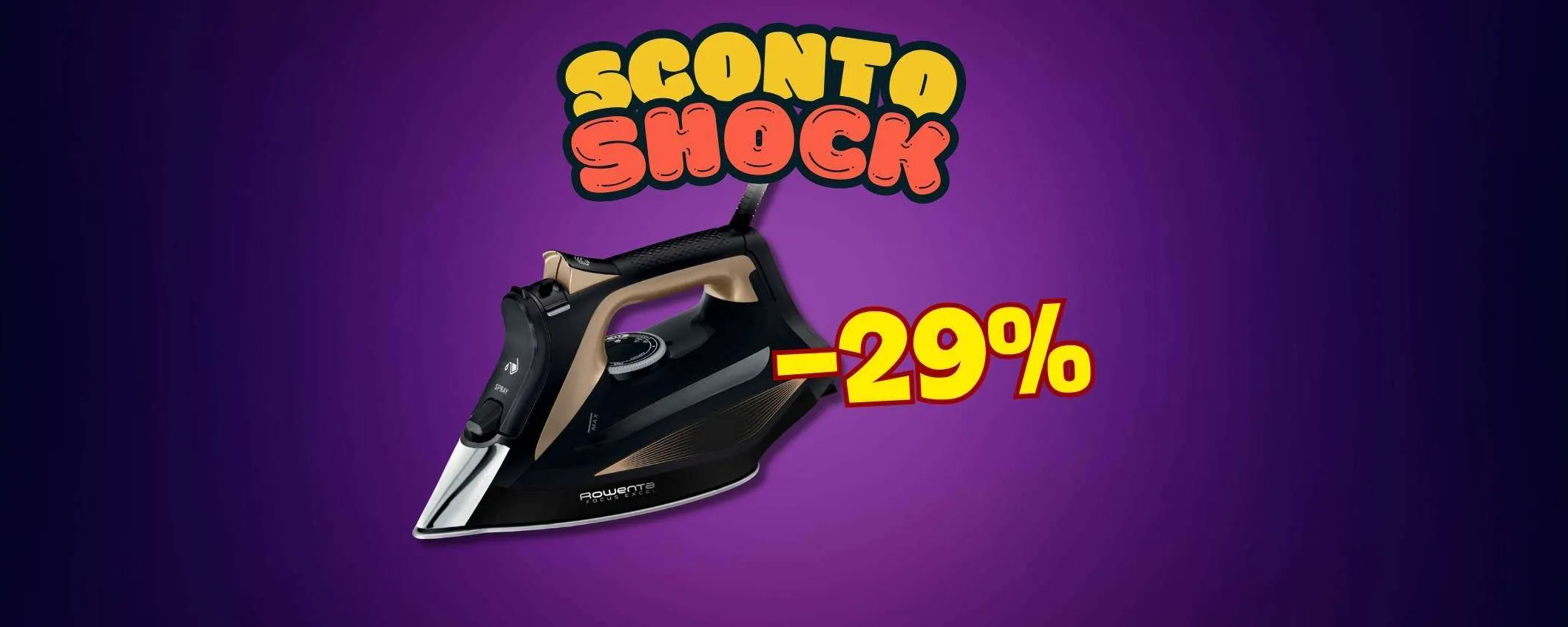 Panni perfettamente stirati? Solo con ferro da stiro Rowenta Focus Excel
