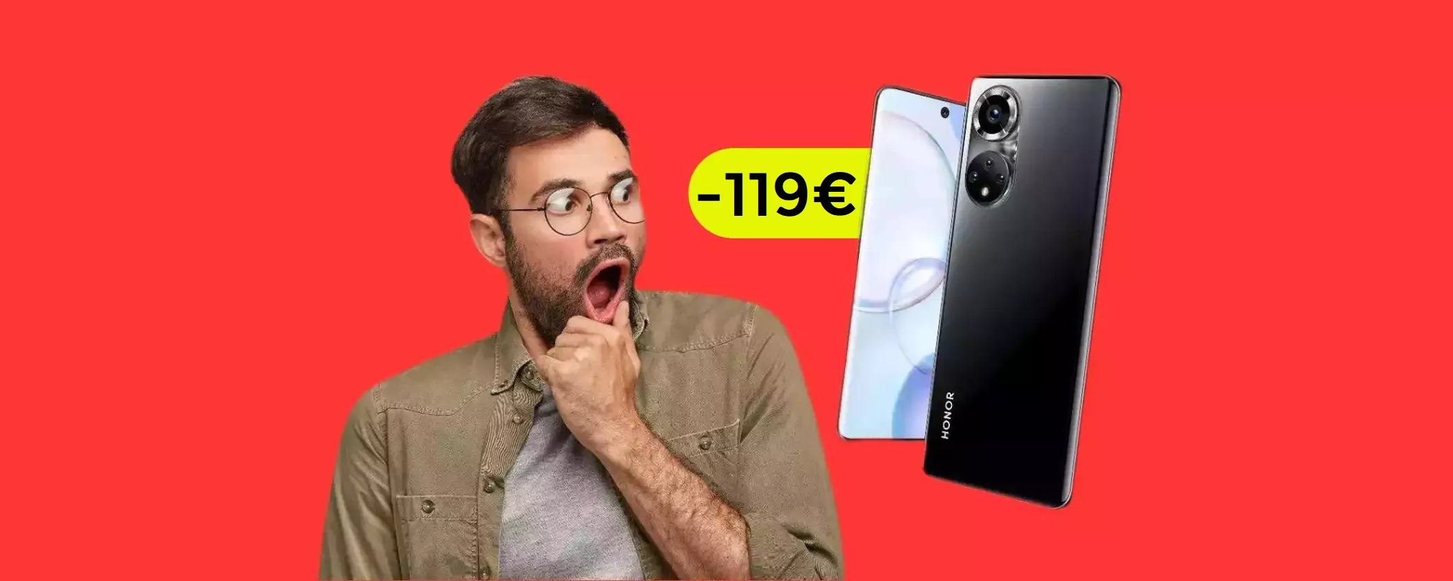 Smartphone Honor in MEGA SCONTO con fotocamera da 108MP (-119€)