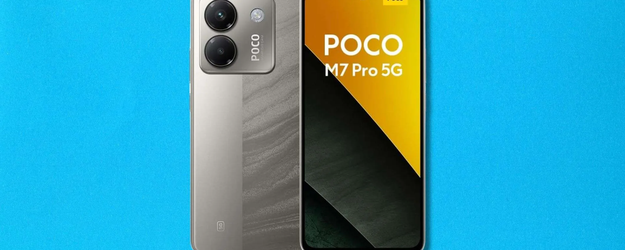 POCO M7 Pro 5G, il prezzo crolla sotto i 200€: un midrange Android impeccabile
