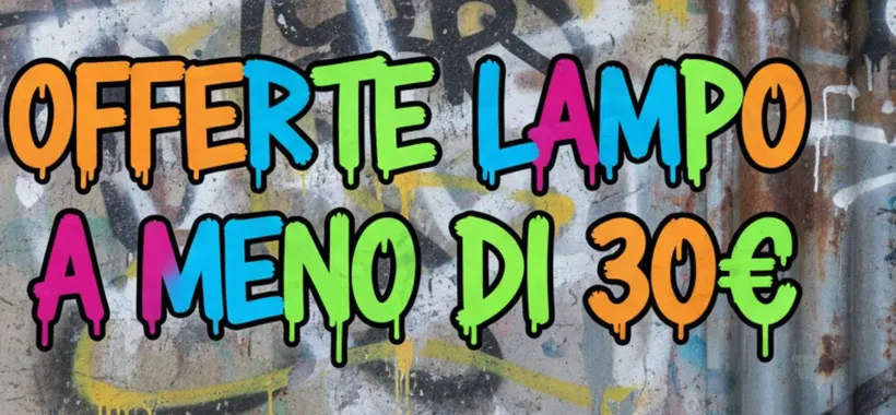 Offerte lampo Amazon SORPRENDENTI per il 4/10: promo a meno di 30€