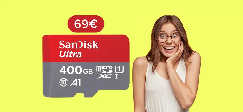 MicroSD 400GB: memoria INTERMINABILE ad un prezzo ridicolo