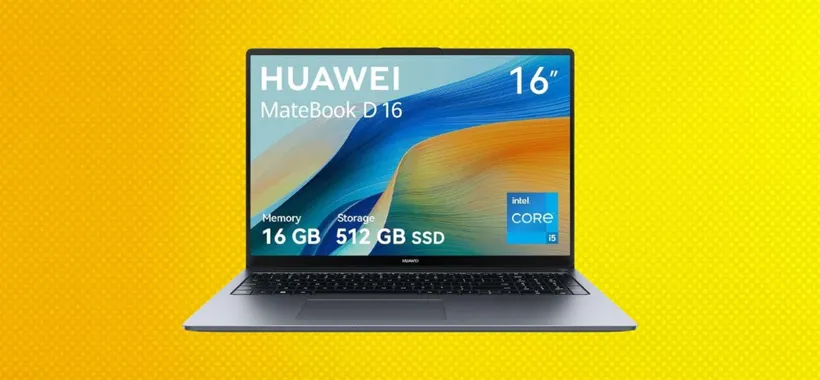 Huawei MateBook D 16, offerta bomba: su Amazon risparmi 250€