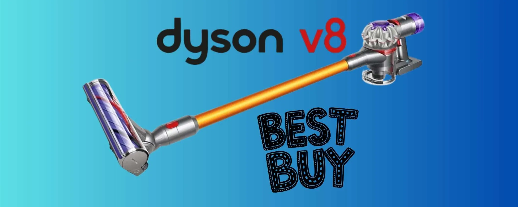 Dyson V8 Absolute aspira lo sporco con una potenza inaudita e ora risparmi 170€