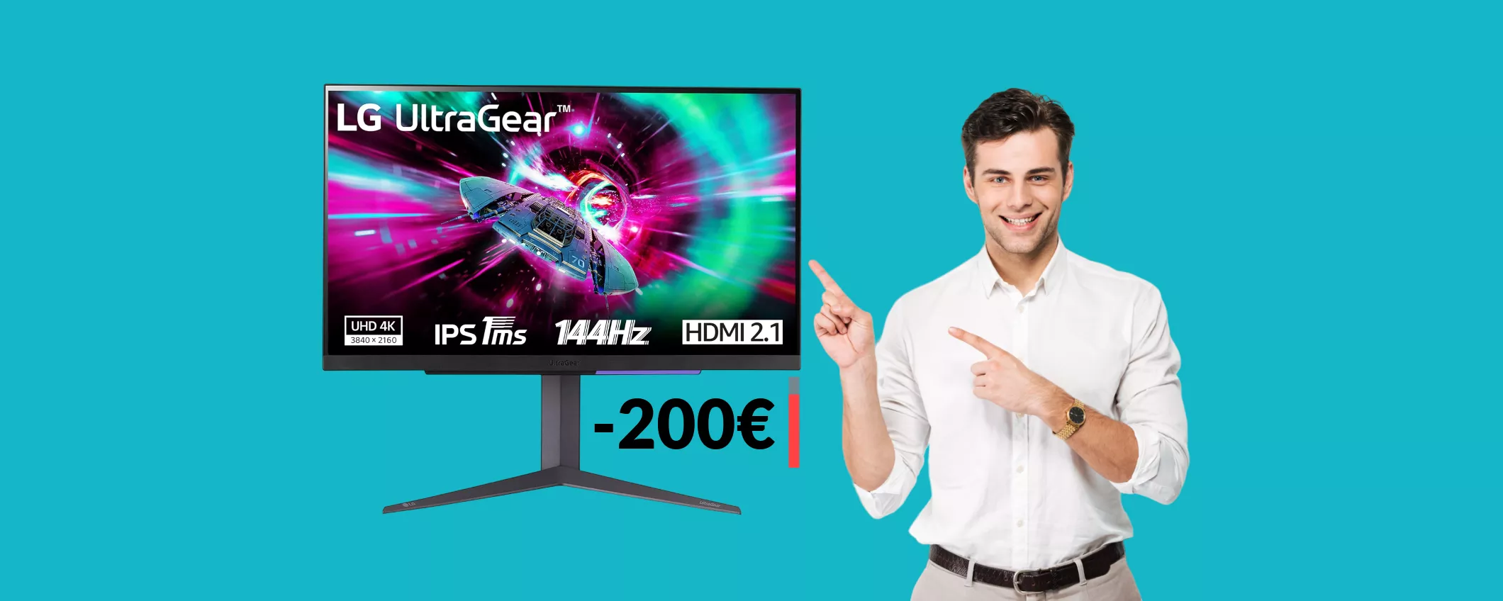 Monitor 4K 27'' LG: acquisto OBBLIGATORIO per i gamer (-200€)
