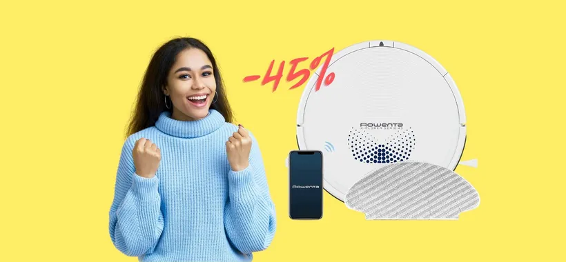Il robot che aspira e lava by Rowenta è al prezzo più BASSO di SEMPRE