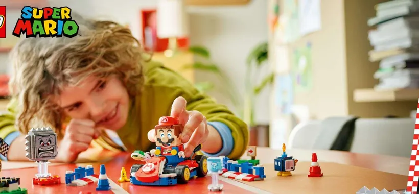 LEGO Mario Kart interattivo con pista e kart oggi SCONTATO del 30% su Amazon