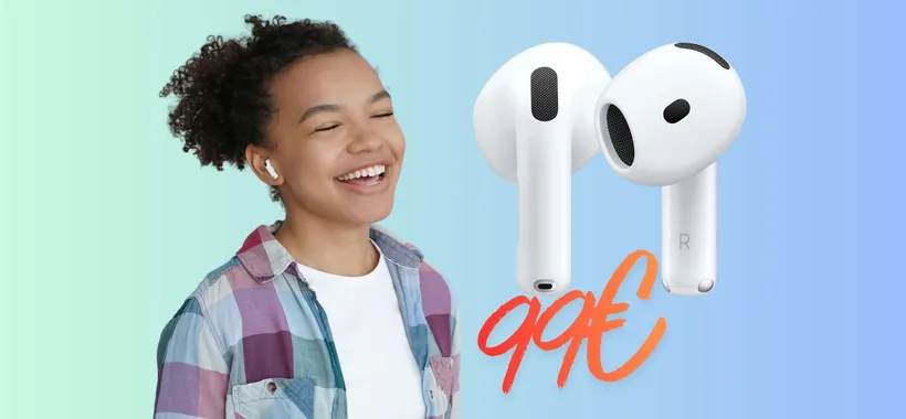 Apple AirPods 4 in offerta a soli 99€ con lo sconto del 34%, da prendere subito