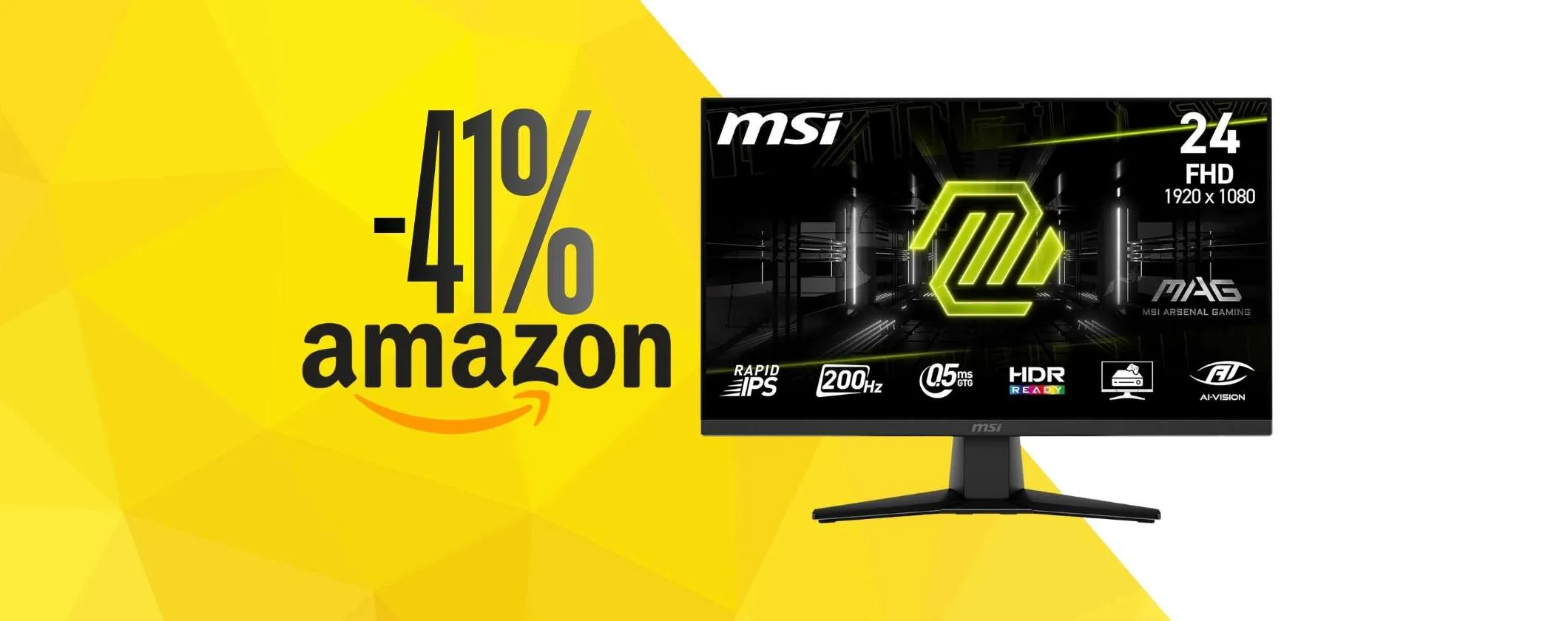 Monitor da gaming msi MAG 242F da 24