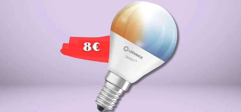 Lampadina LED E14 bianco CALDO E FREDDO compatibile Google e Alexa