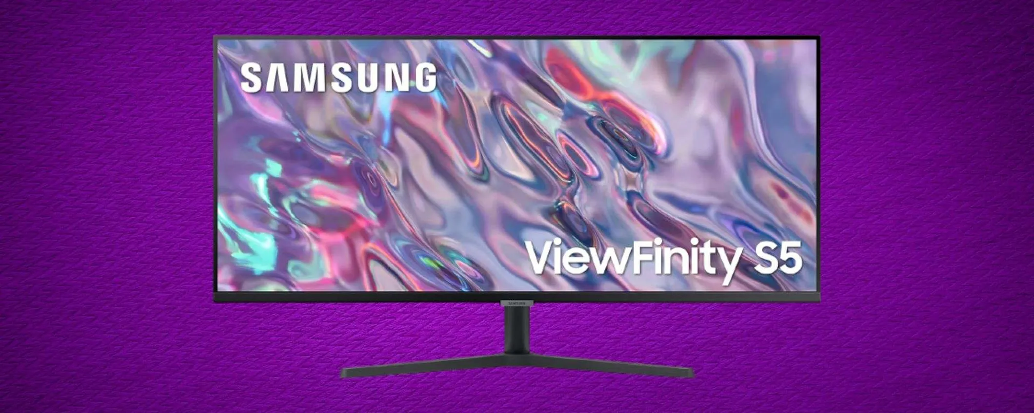 Samsung Monitor ViewFinity in super offerta a 299€: 34 pollici di qualità superiore